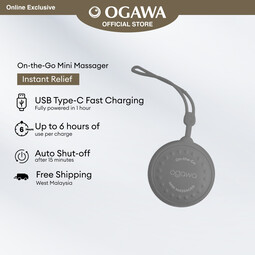 [New Arrival] ogawa by OGAWA On-the-Go Mini Massager [Mystic Grey]